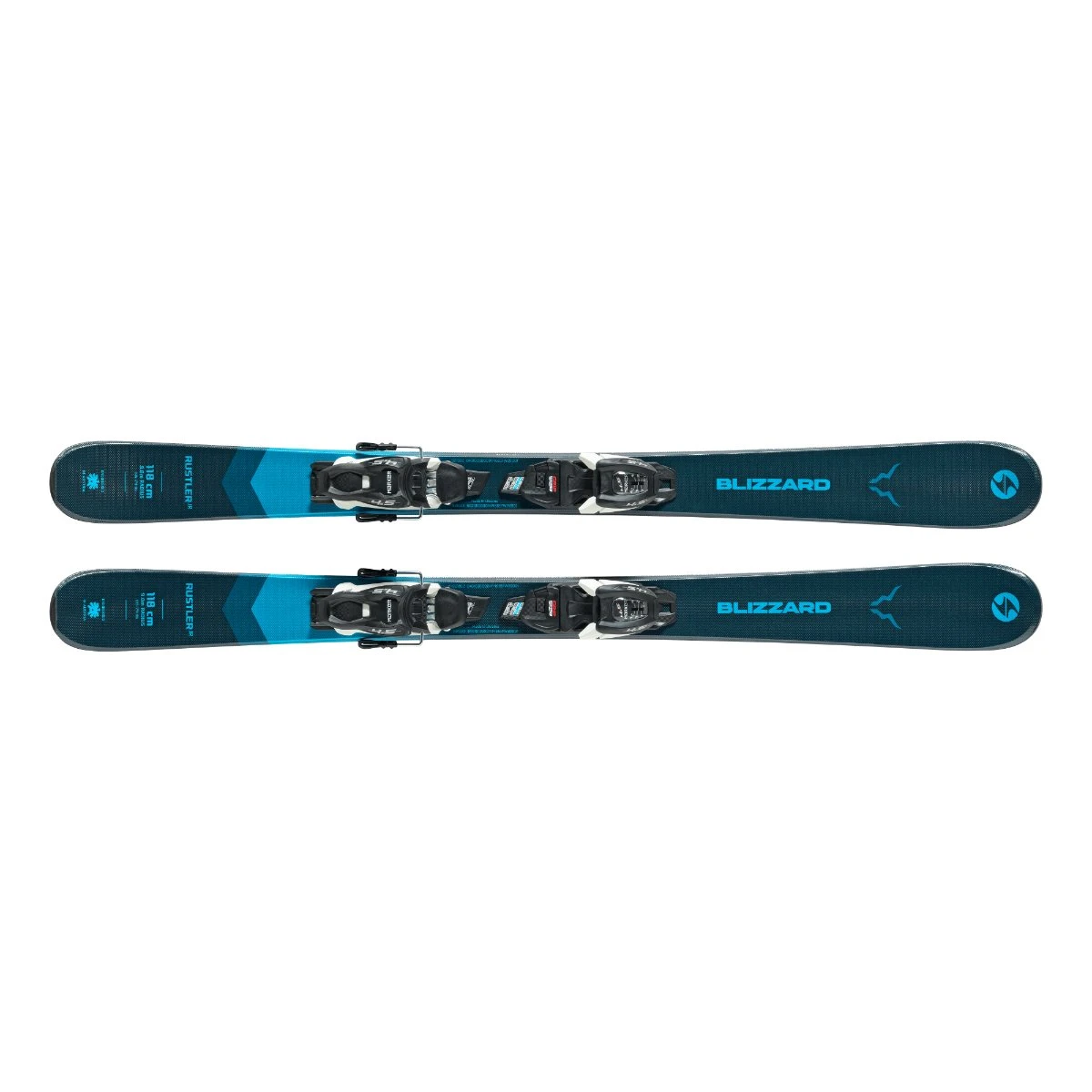 Blizzard Rustler Twin Skis + 4.5 Bindings Kids 1 Blizzard Rustler Twin Skis + 4.5 Bindings Kids