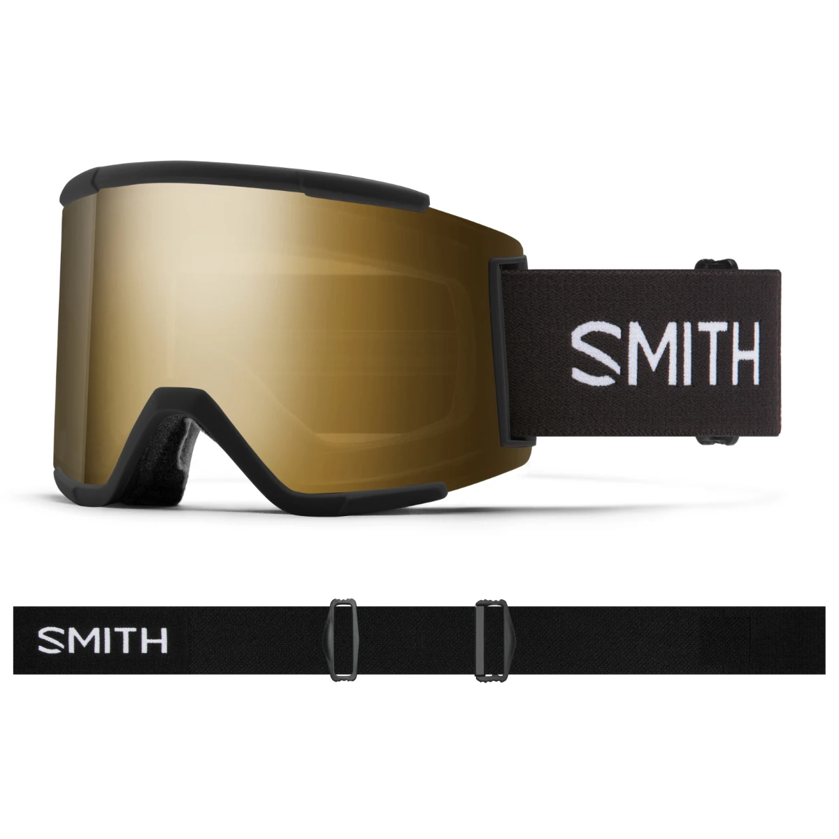 Smith Squad XL Goggles + Sun Black Gold Lenses 1 Smith Squad XL Goggles + Sun Black Gold Lenses