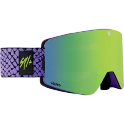 Spy Marauder Goggles + Happy Bronze W/ Green Spectra Mirror Lens