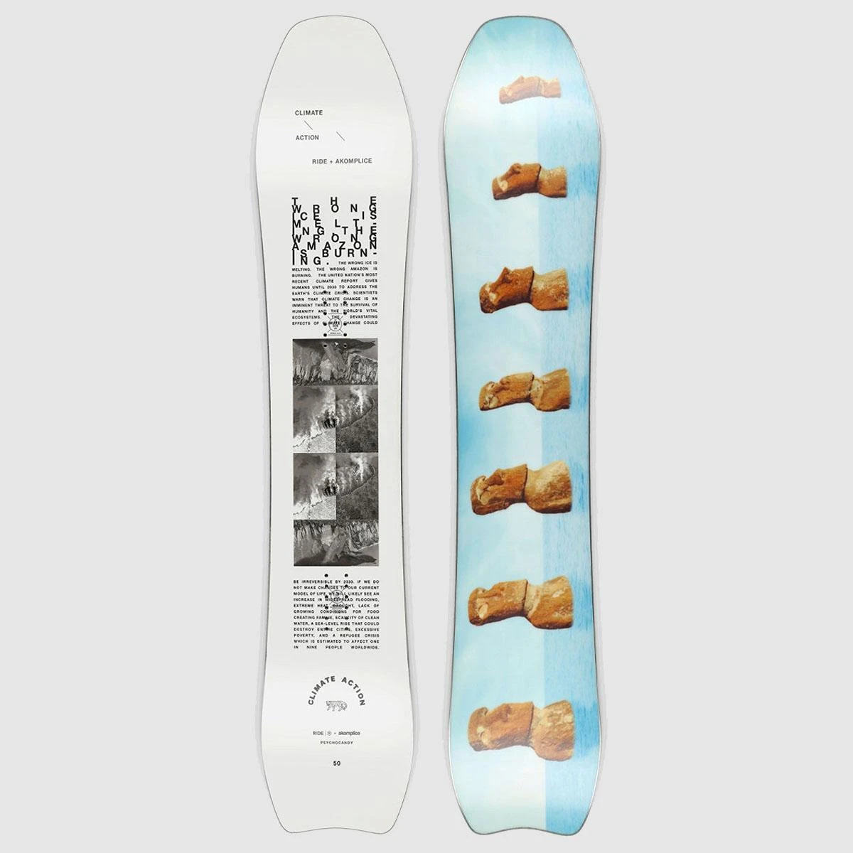 Ride Akomplice X Physchocandy Snowboard 1 Ride Akomplice X Physchocandy Snowboard