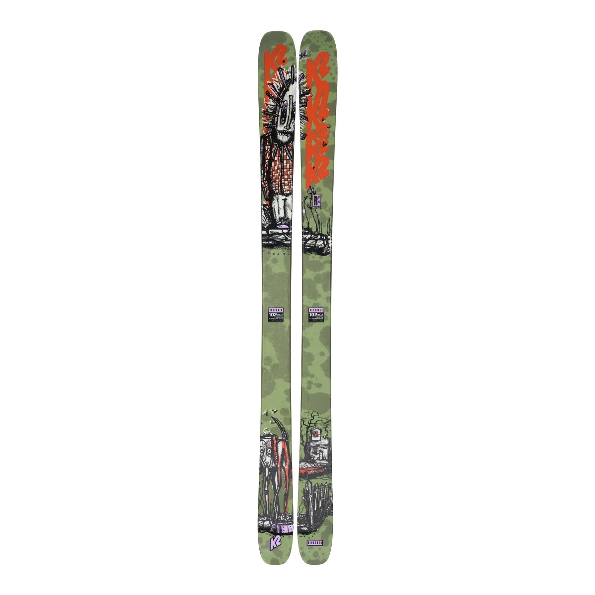 K2 Reckoner 102 Skis 1 K2 Reckoner 102 Skis