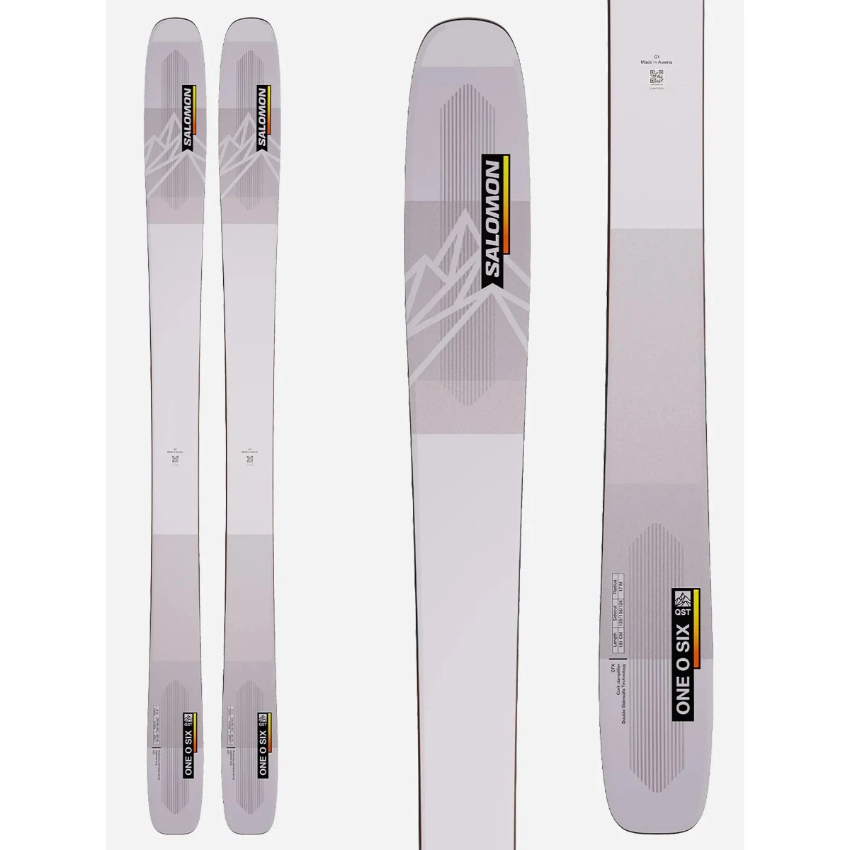 Salomon QST 106 Skis 1 Salomon QST 106 Skis
