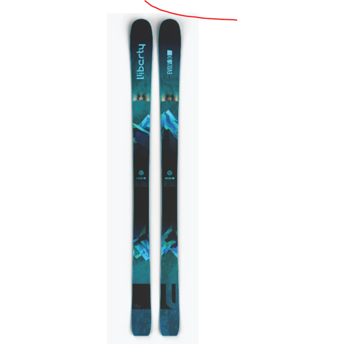 Liberty Evolv 90 Skis 1 Liberty Evolv 90 Skis