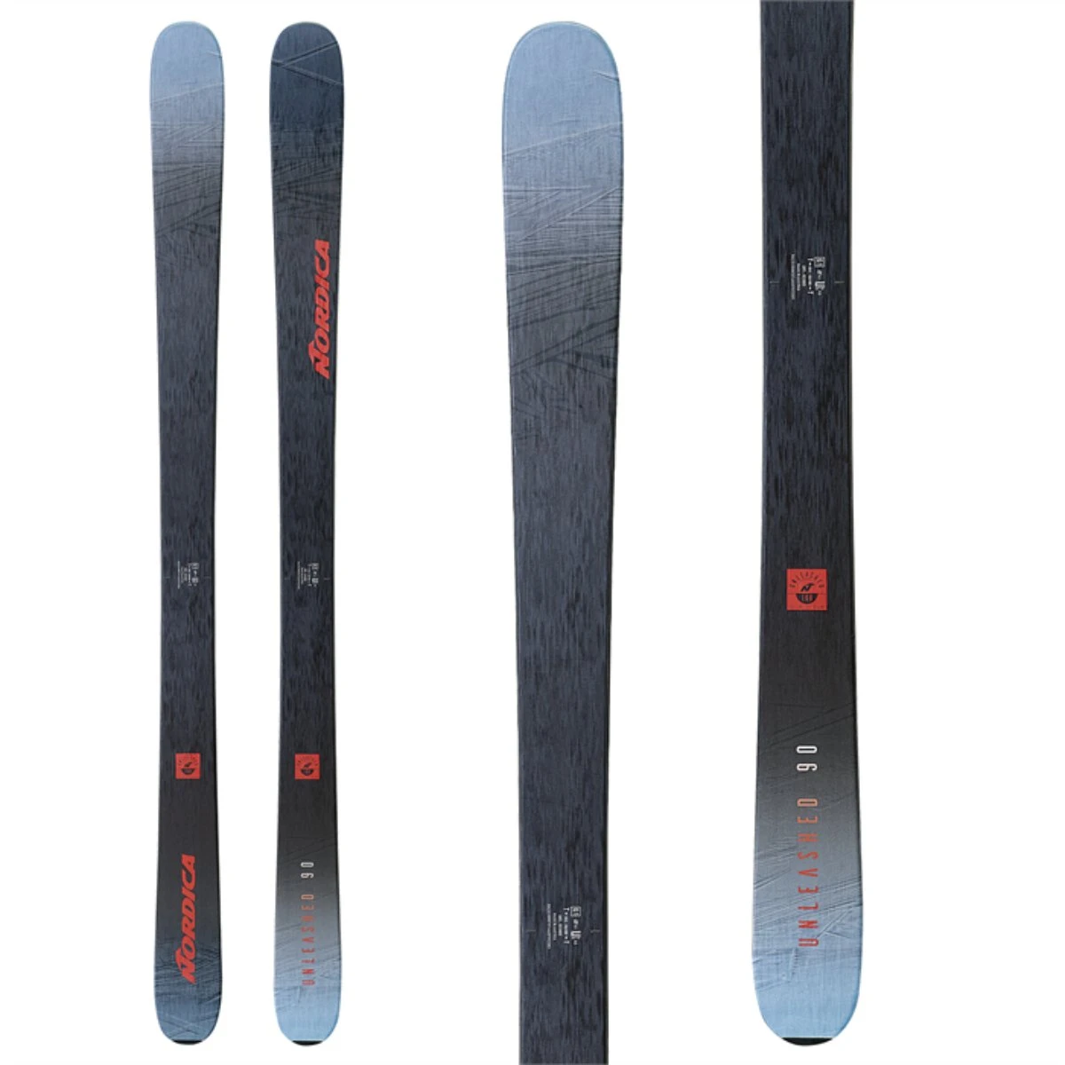 Nordica Unleashed 90 Skis 2 Nordica Unleashed 90 Skis - Image 2