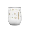 Corkcicle Snowfall White Stemless Cup 12oz