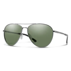 Smith Layback Sunglasses + ChromaPop Polarized Gray Green Lens