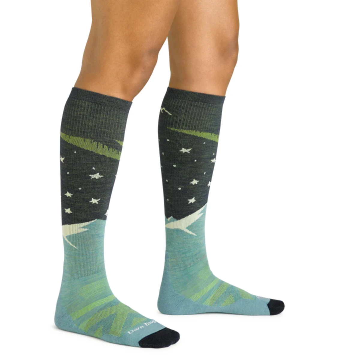 Darn Tough Aurora Ski & Snowboard Sock Womens 2 Darn Tough Aurora Ski & Snowboard Sock Womens - Image 2