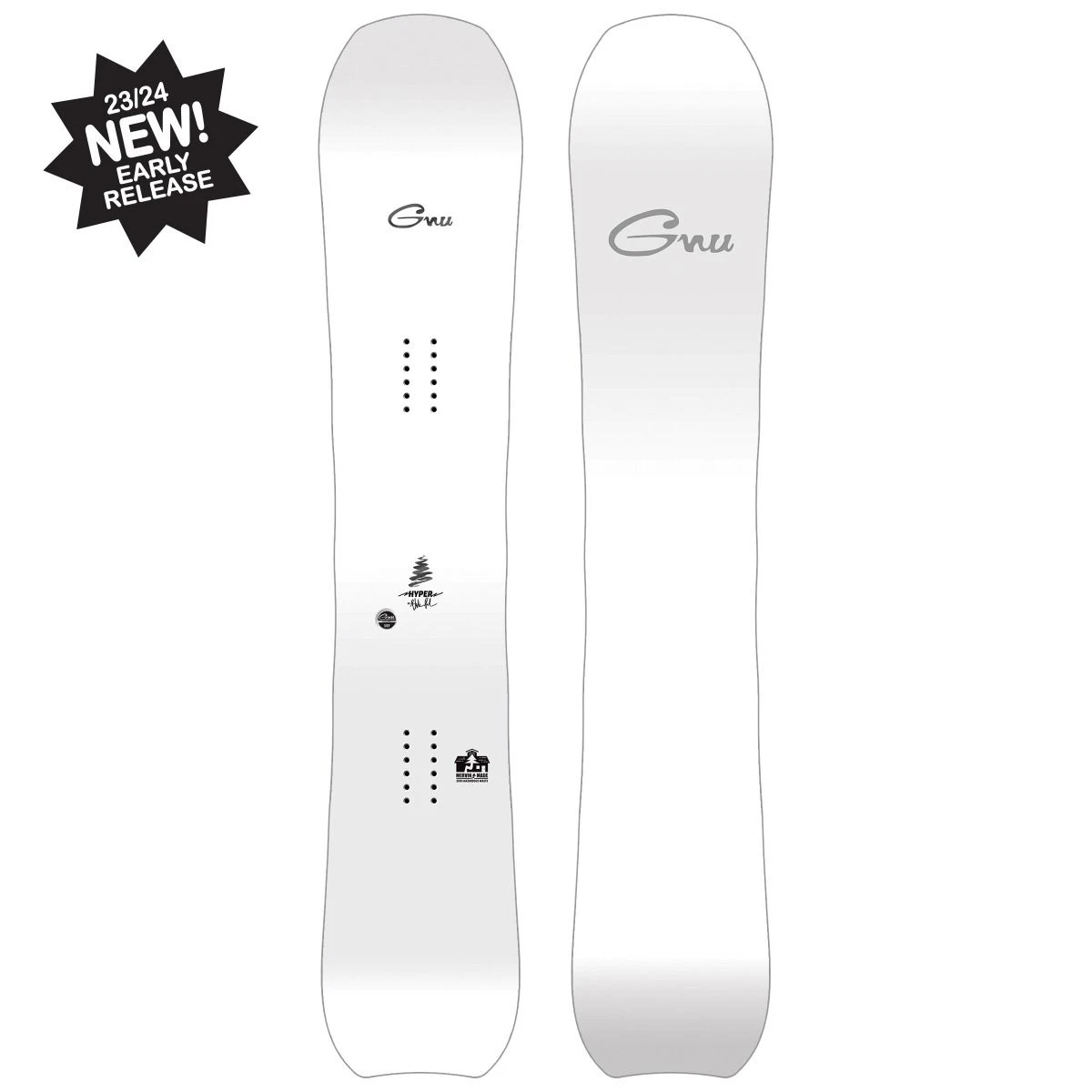 GNU Hyper Wide Snowboard 1 GNU Hyper Wide Snowboard